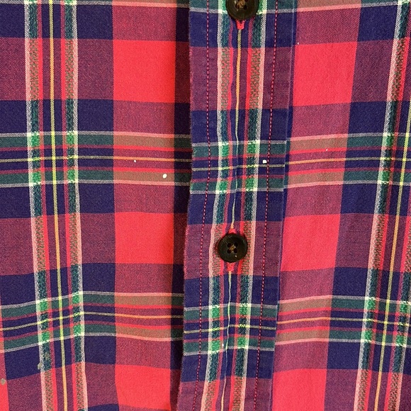 Ralph Lauren long sleeved button down womens shirt size S pink purple plaid - Picture 4 of 7